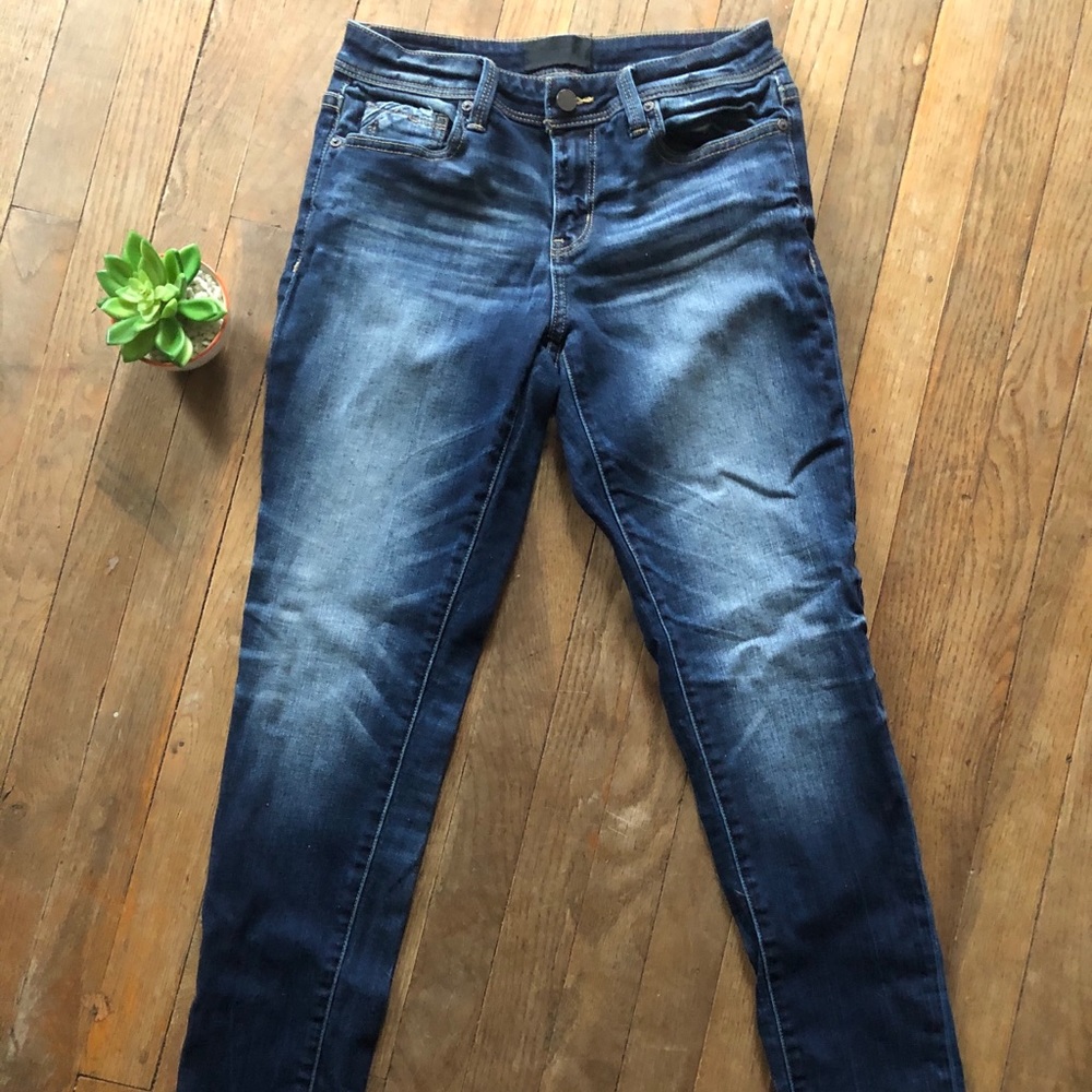 Buckle Black skinny jeans